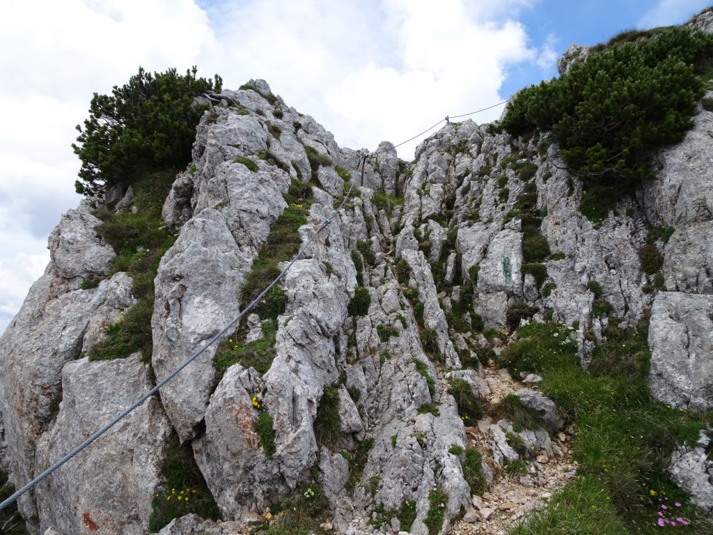 The "Gretchensteig" (looking upwards)