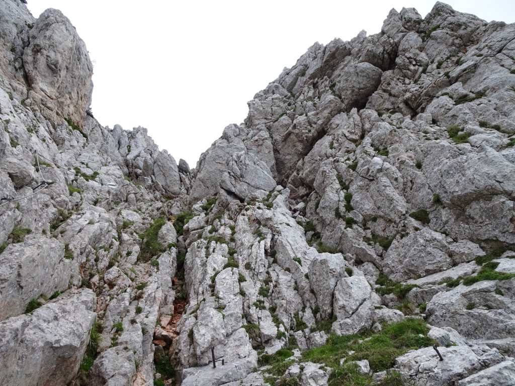 The "Gretchensteig" (looking upwards)