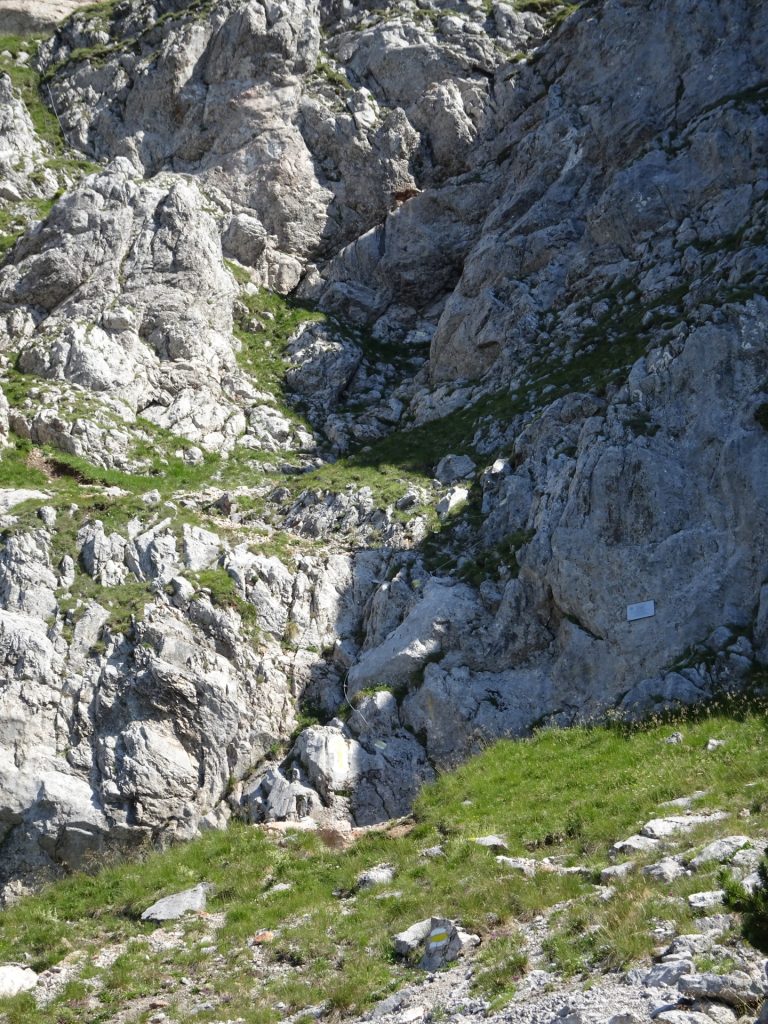 The start of "Reißtalersteig"