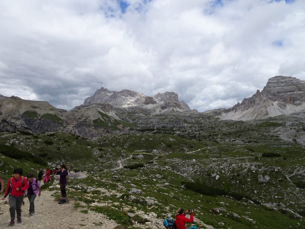 The crowded trail