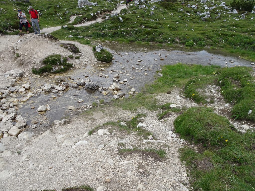 Crossing a small river