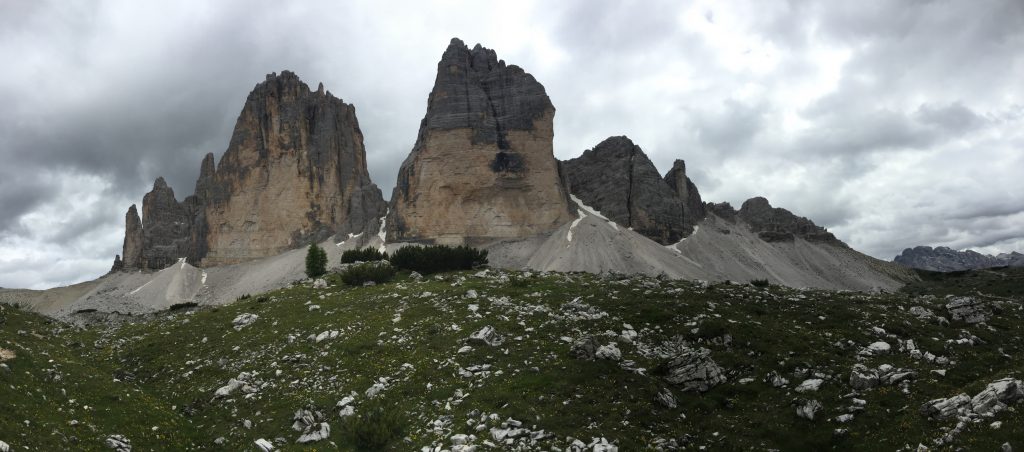 Panoramic view of the "tre cime"