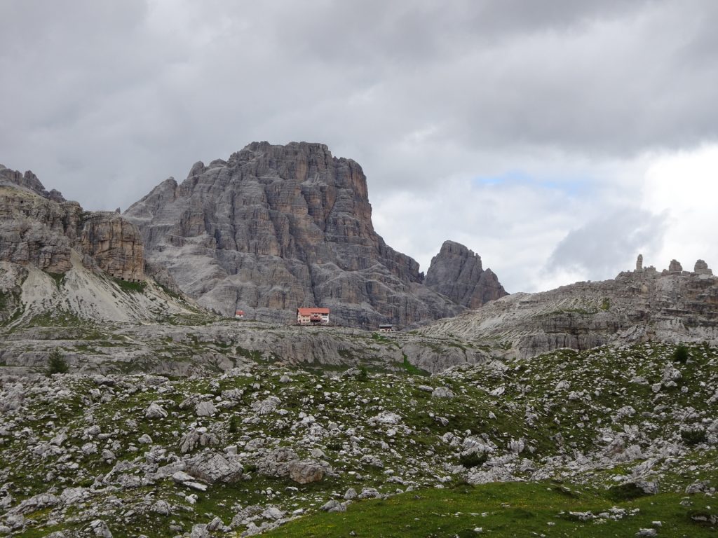 The "tre cime hut"