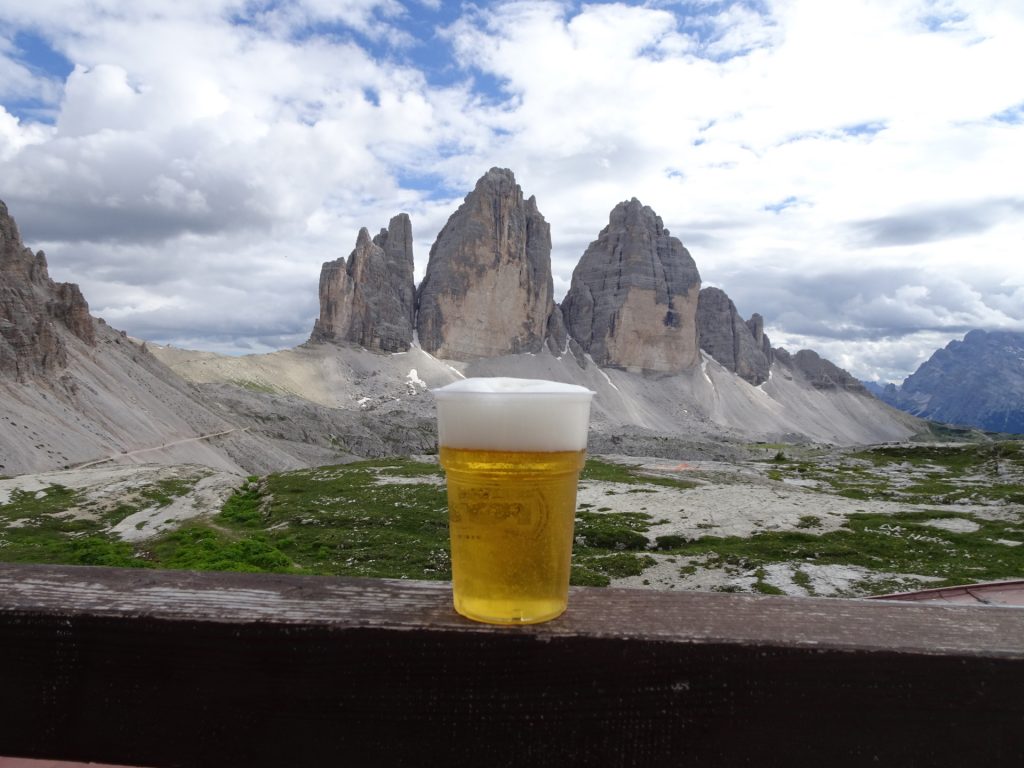 A tasty view towards the "tre cime"