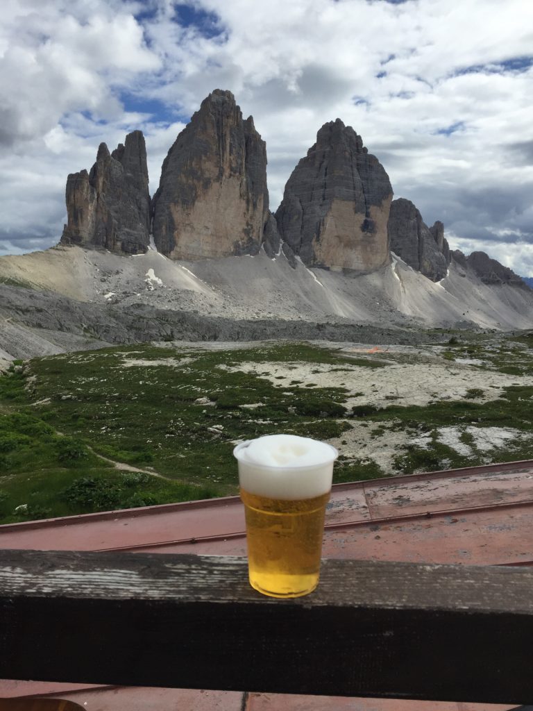 A tasty view towards the "tre cime"
