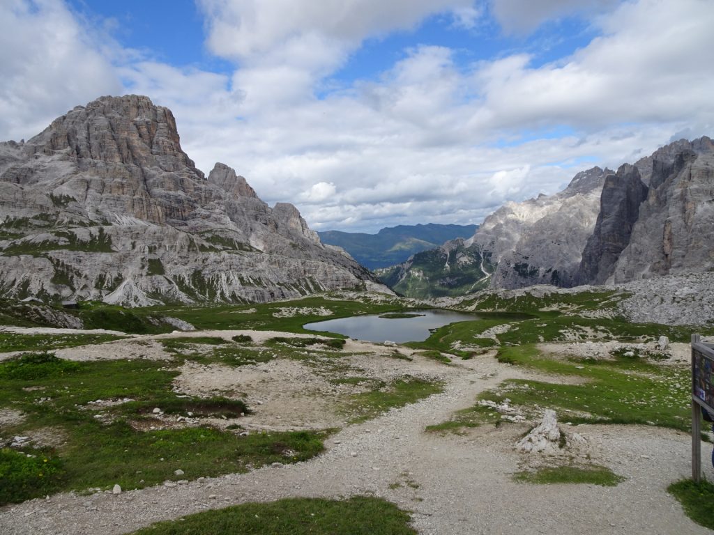 View from the "tre cime hut"