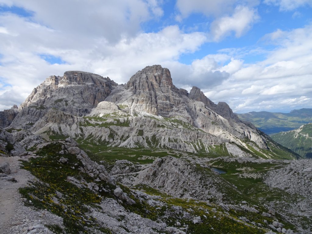 View from the trail towards "Paternkofel"