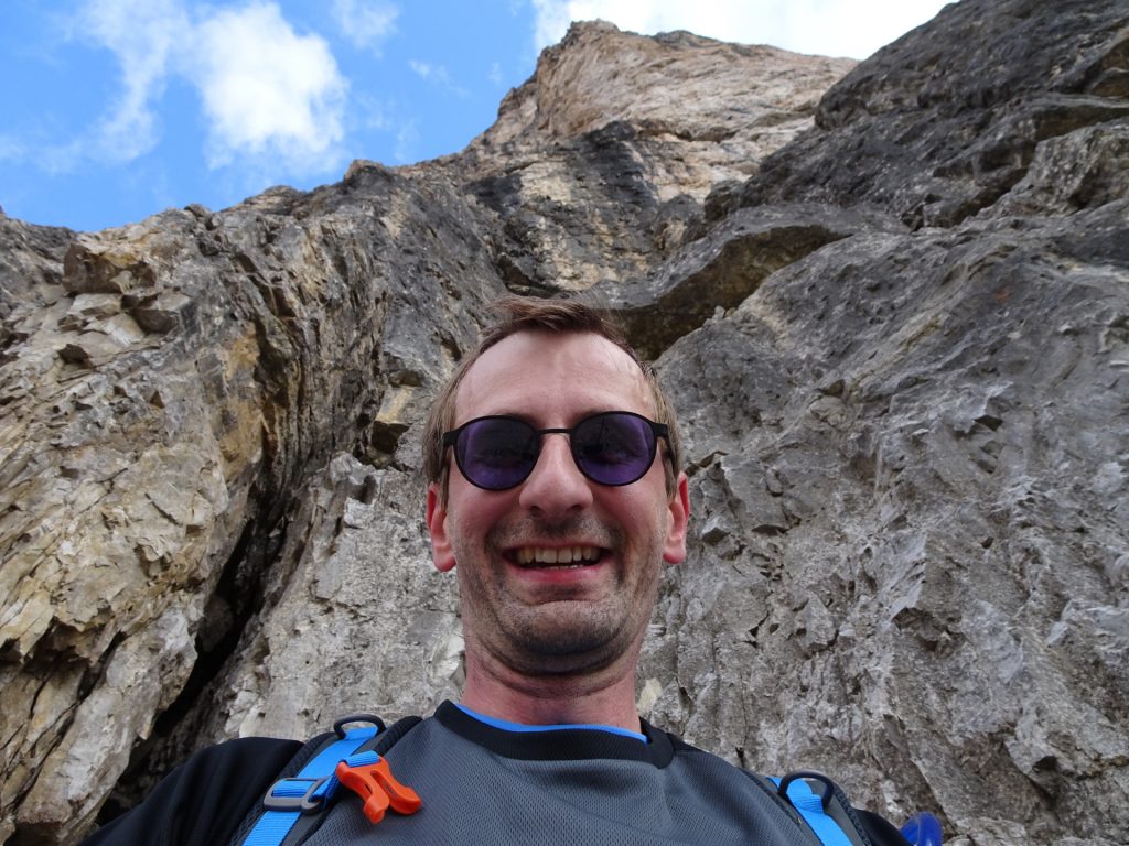 Managed to climb some meters on the first of the "tre cime"