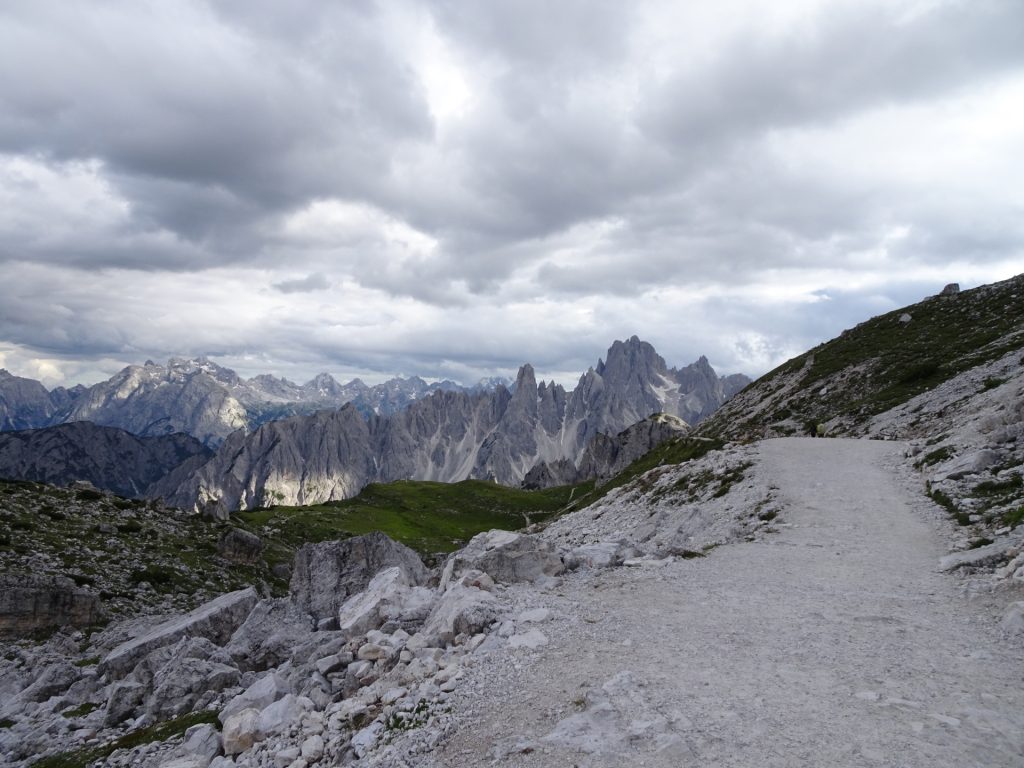 Trail back towards the parking