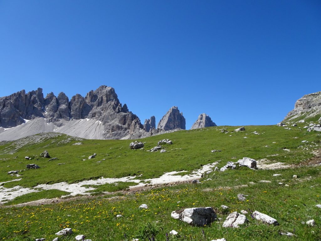 "Paternkofel" and the "tre cime"