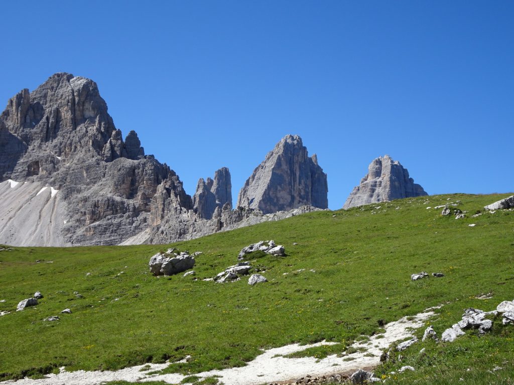 "Paternkofel" and the "tre cime"