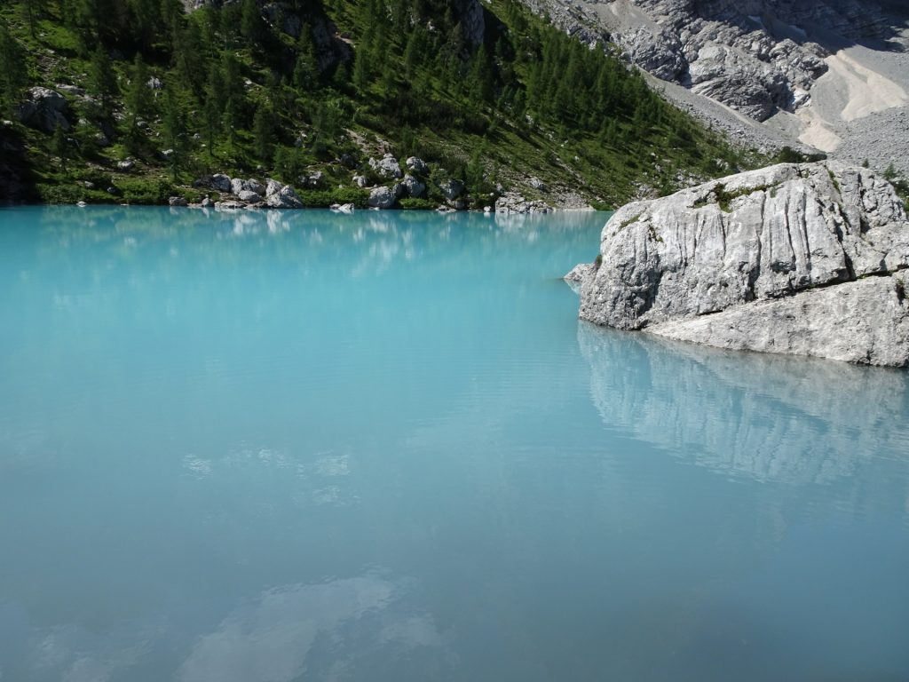 The stunning "Sorapis lake" (Largo del Sorapis)