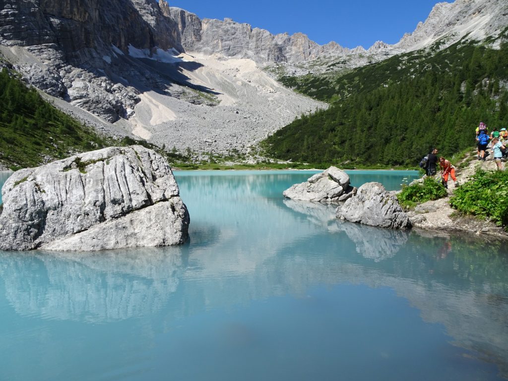 The stunning "Sorapis lake" (Largo del Sorapis)