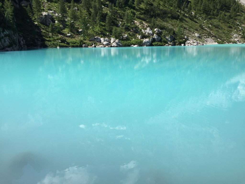 Amazing colour of the lake