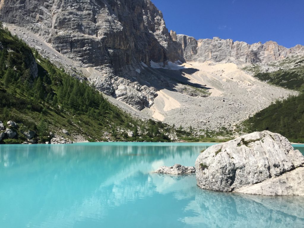 The "Sorapis lake" (Largo del Sorapis)