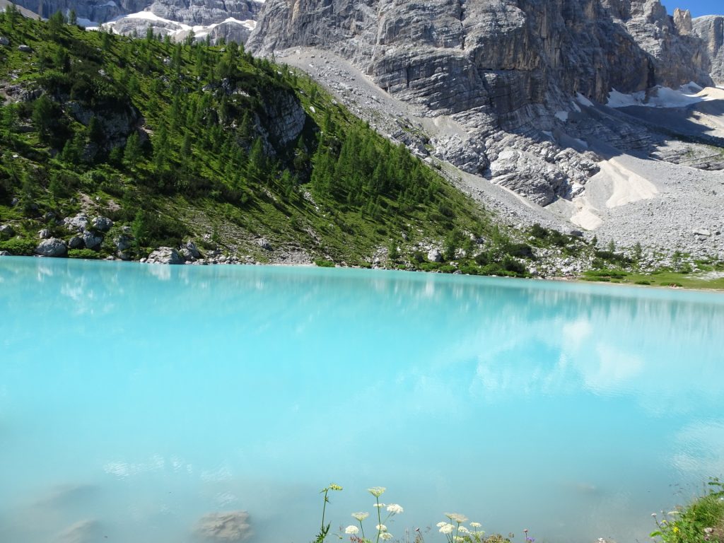 The "Sorapis lake" (Largo del Sorapis)