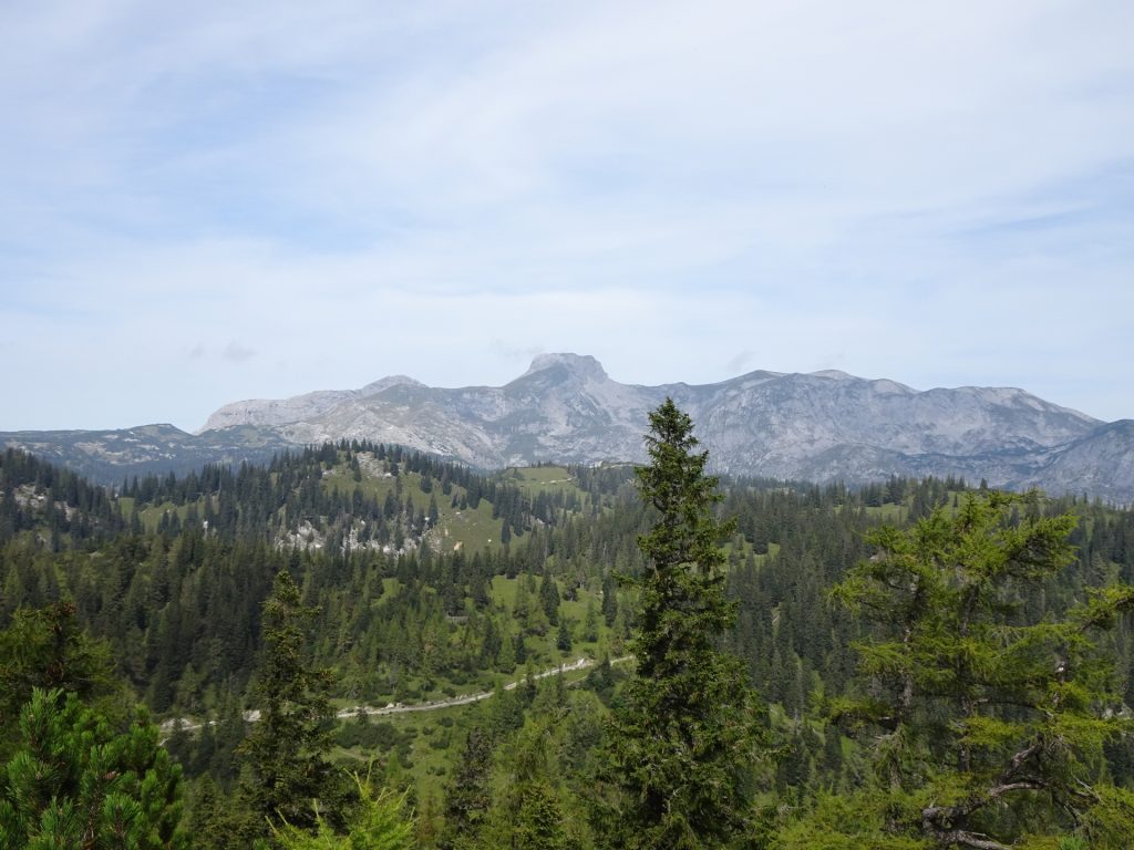 View towards "Sonnschienalm" from the trail