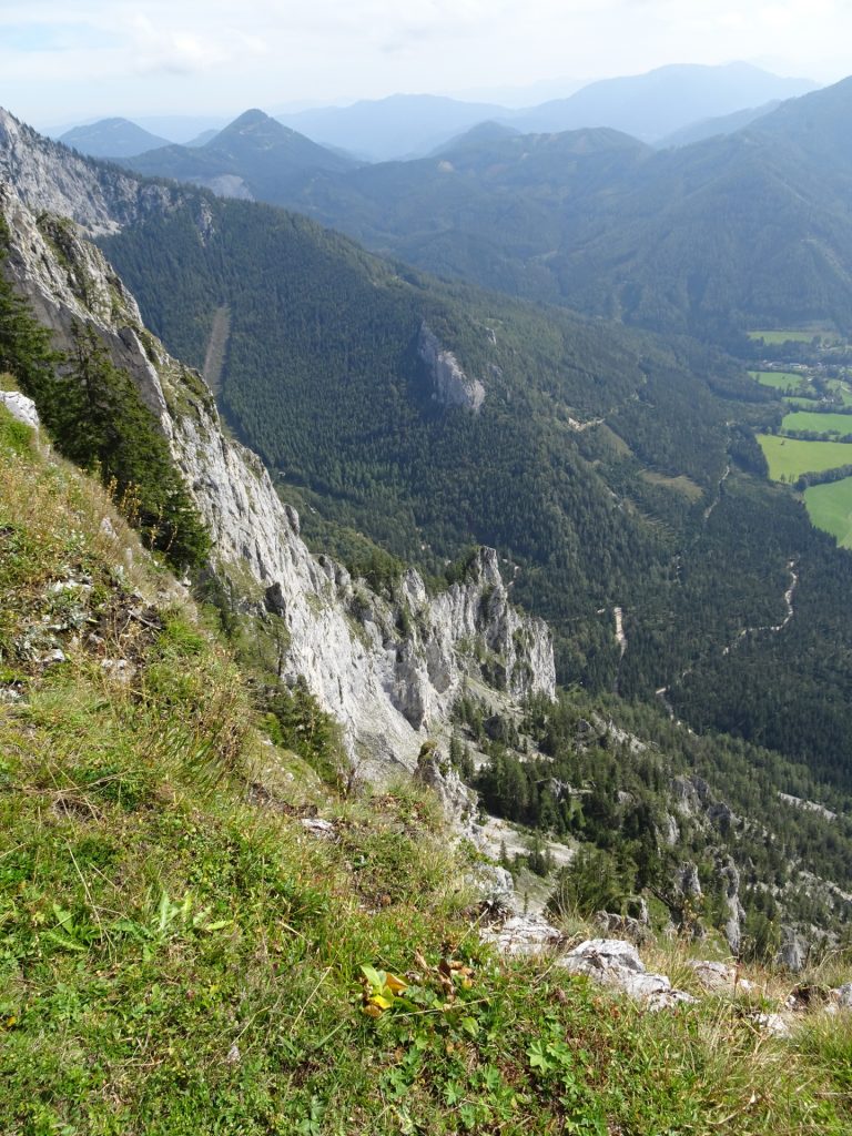 View down from the "Pribitz"