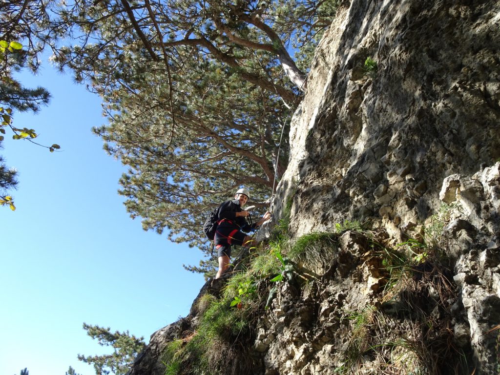 GV-Steig: Bernhard at the "Braunerwandl" ((1), C)