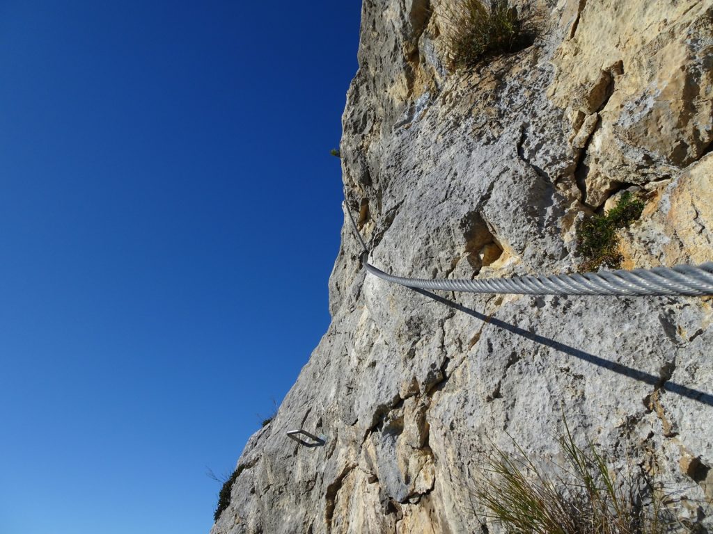 GV-Steig: Steep part of "Weningerwand" ((4), D)