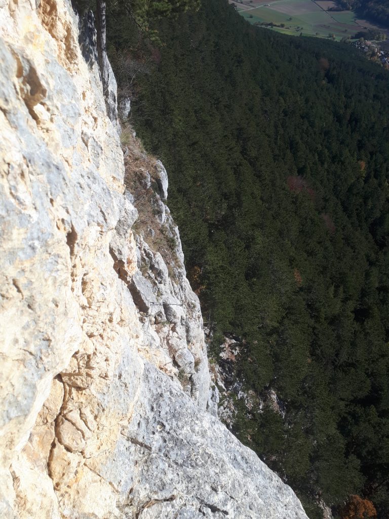 GV-Steig: Looking down from "Weningerwand" ((4), D)