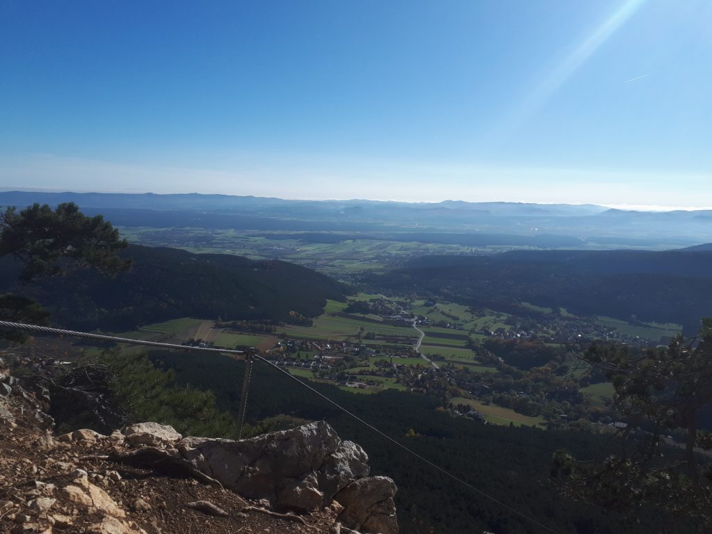 GV-Steig: View from the rest area after the crux (6)