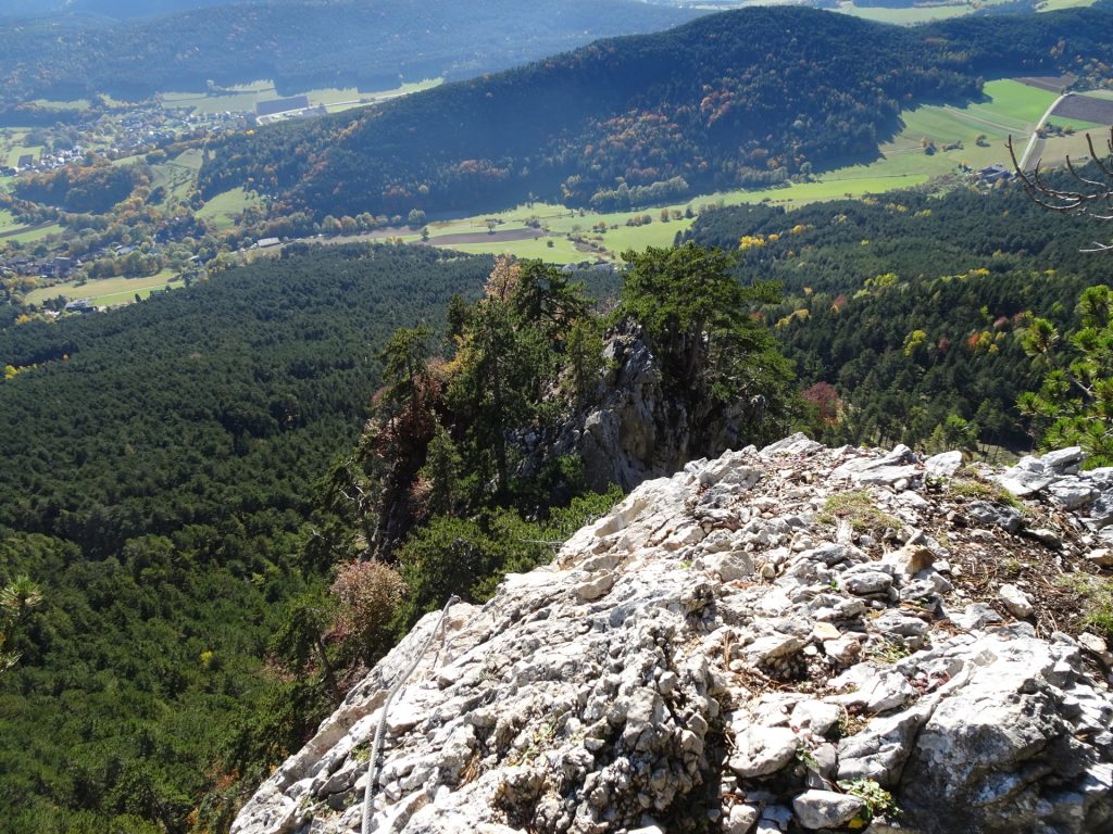 GV-Steig: View back from the ridge ((11), B)