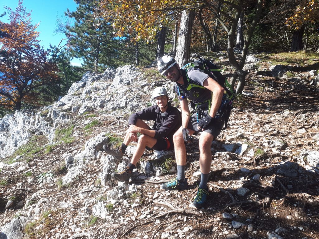 GV-Steig: Bernhard and Stefan mastered the via ferrata