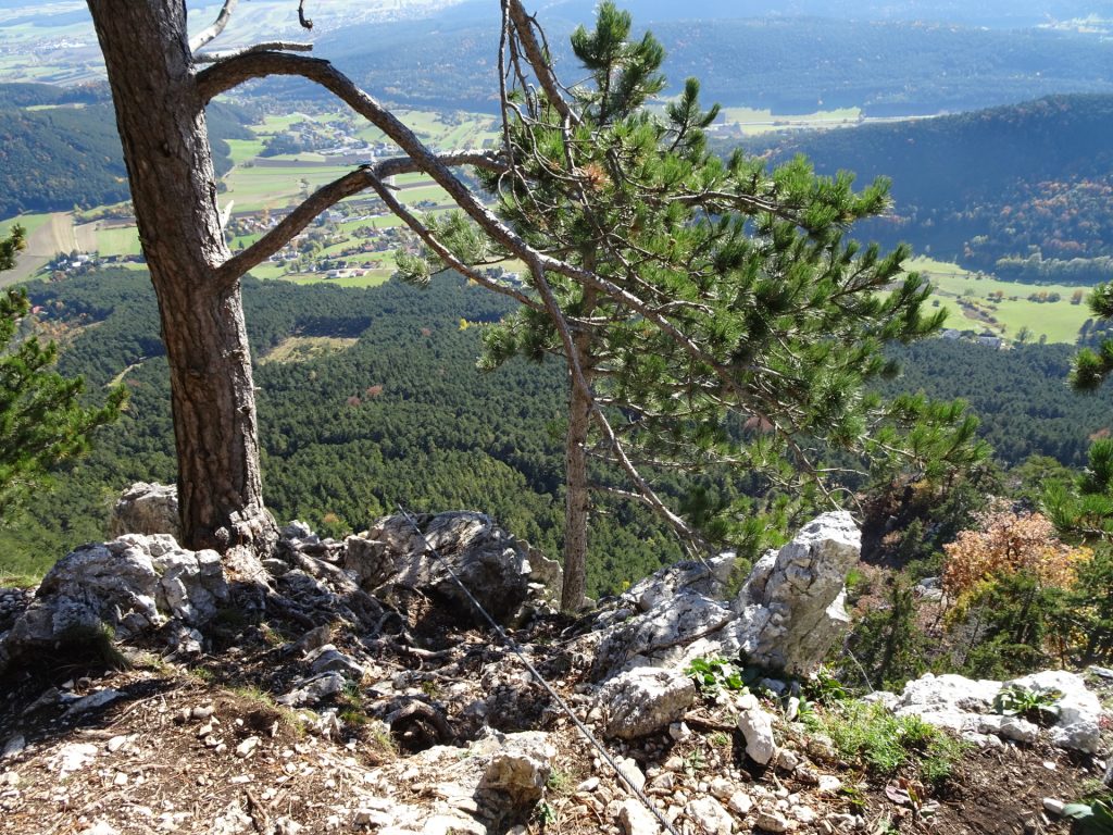 GV-Steig: Exit of the via ferrata