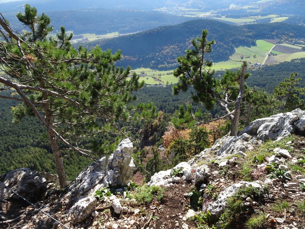 GV-Steig: Exit of the via ferrata