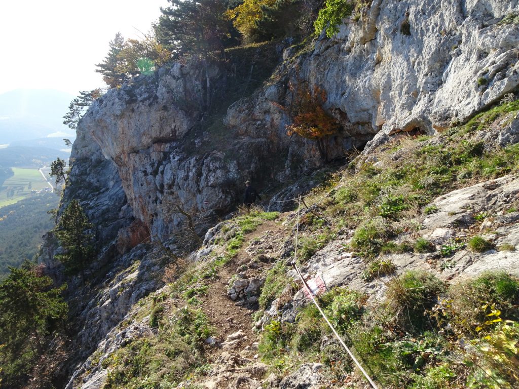 Descending via the "Springlessteig" (A)