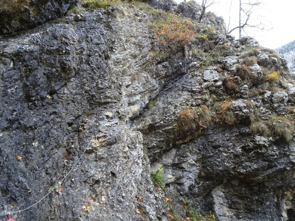 Start of the "Hoyossteig" via ferrata