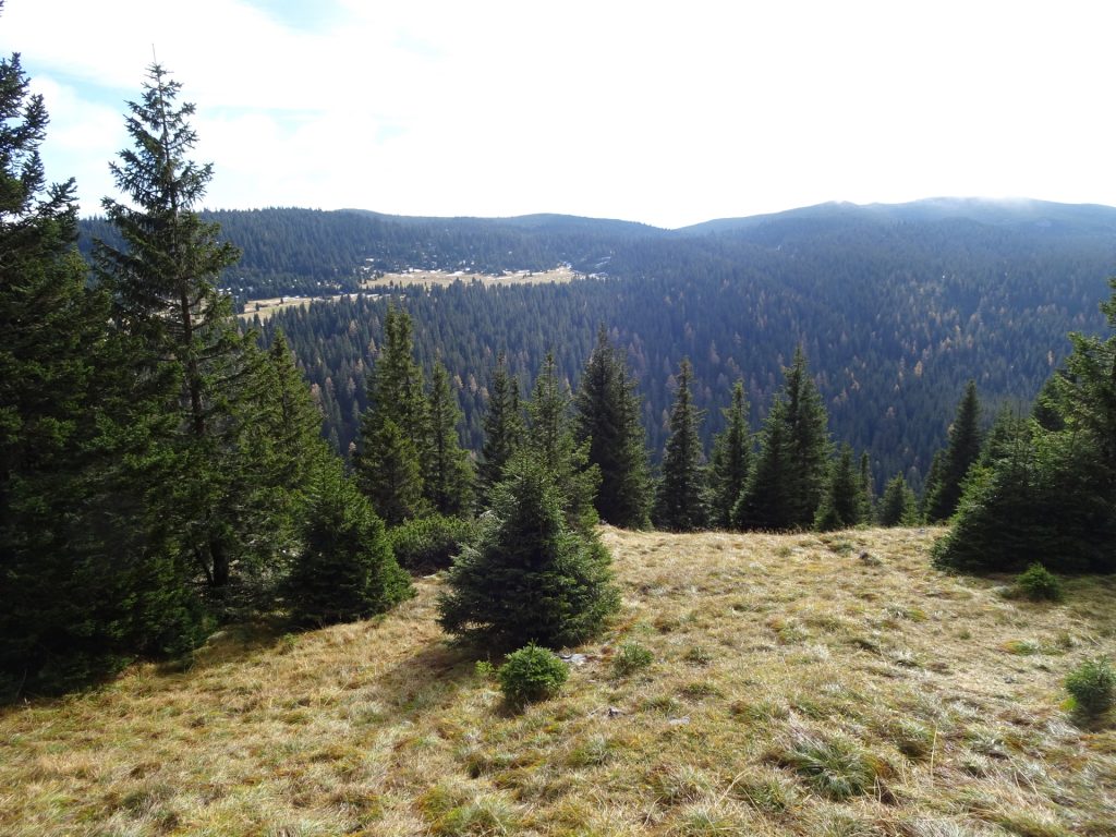 View from upper "Rudolfssteig" towards "Klobentörl"