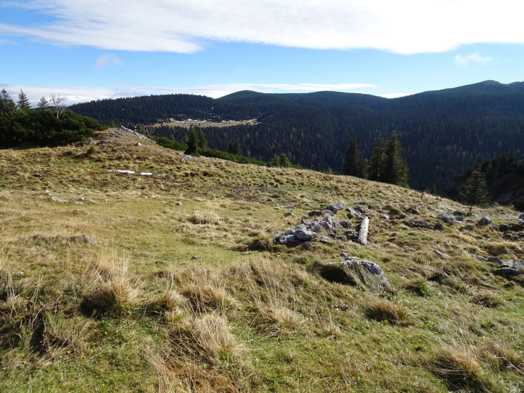 View from upper "Rudolfssteig" towards "Klobentörl"