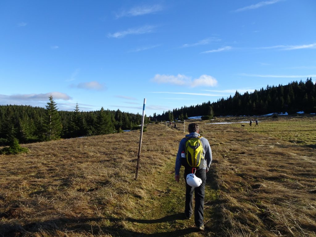 Robert on the trail towards "Praterstern / Ottohaus"