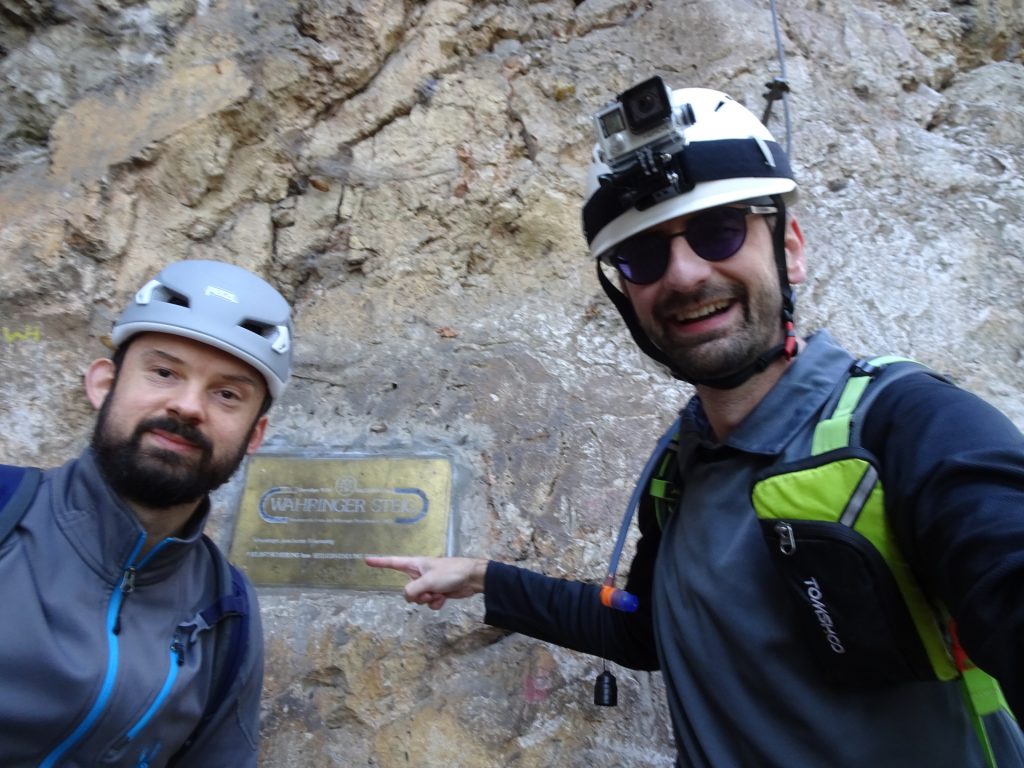 Predrag and Stefan at the begin of "Währingersteig"