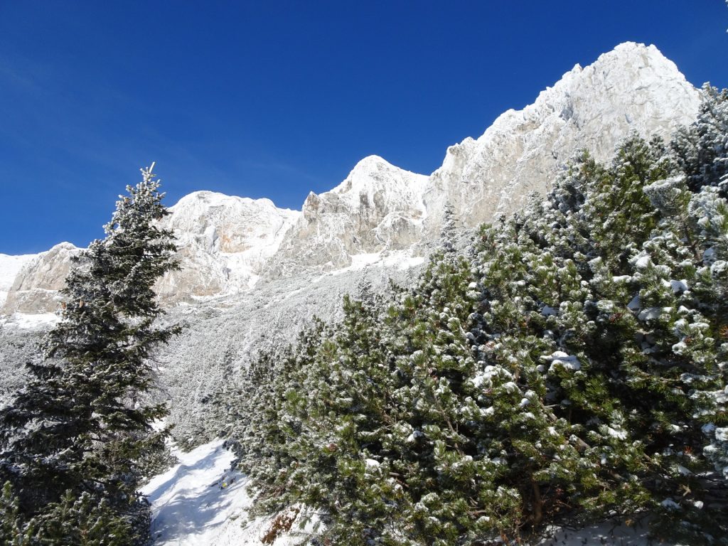 View towards "Reißtalersteig" via ferrata