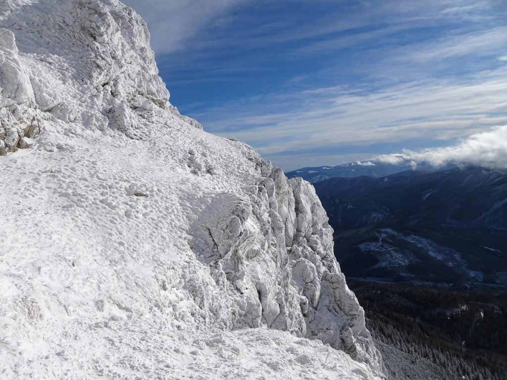 At the end of "Reißtalersteig" via ferrata towards "Heukuppe"