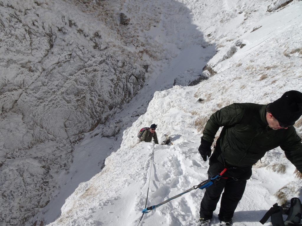 Robert and Herbert at the last meters of the "Reißtalersteig" via ferrata