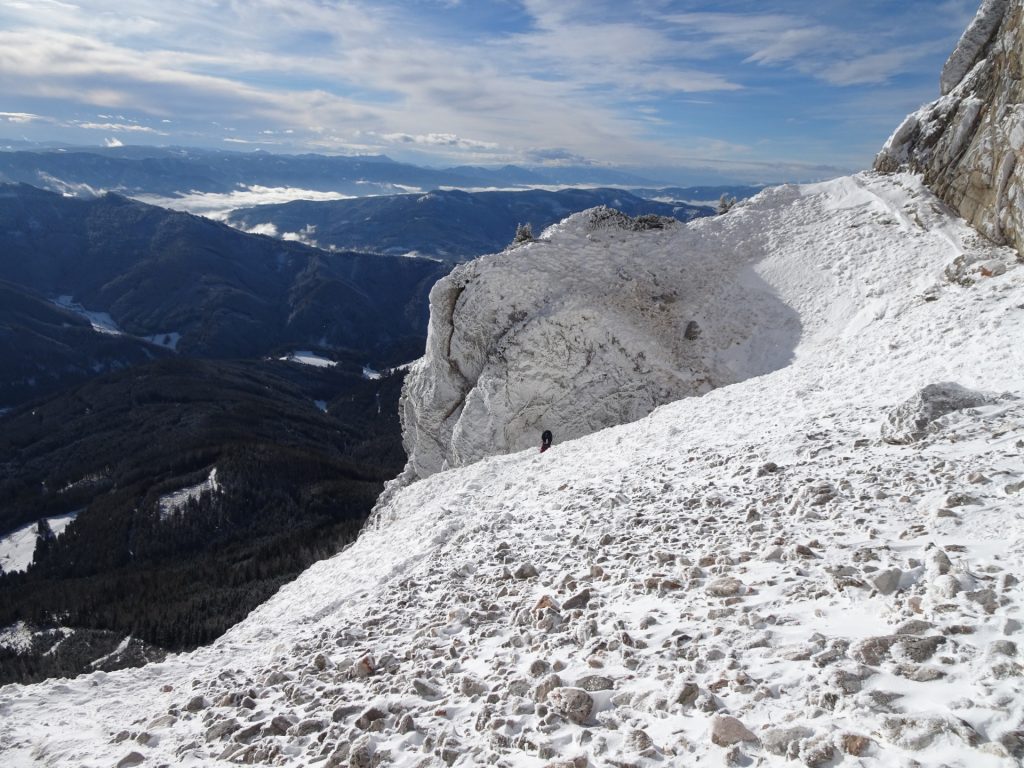 View back to "Reißtalersteig" via ferrata