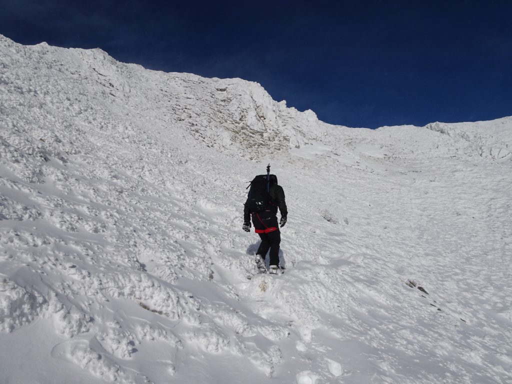 Robert creates the line towards "Heukuppe"