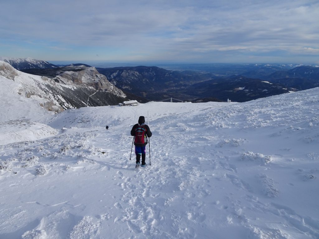 Descending towards "Karl-Ludwig-Haus"