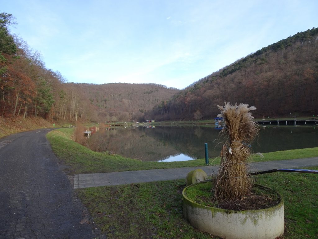 The dam lake in Rechnitz