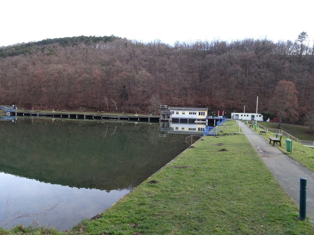 The dam lake in Rechnitz