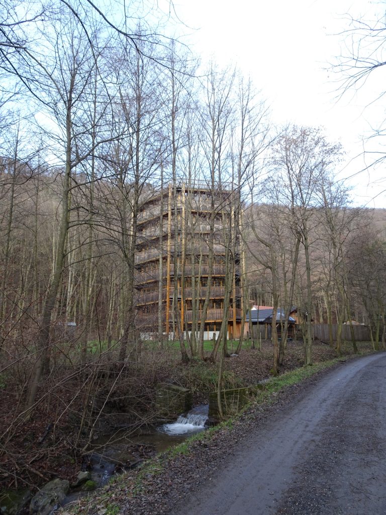 Passing by the viewing platform