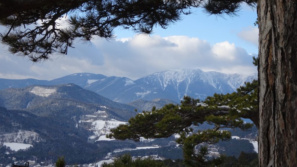 View towards the Rax from "Wagnersteig" (A)