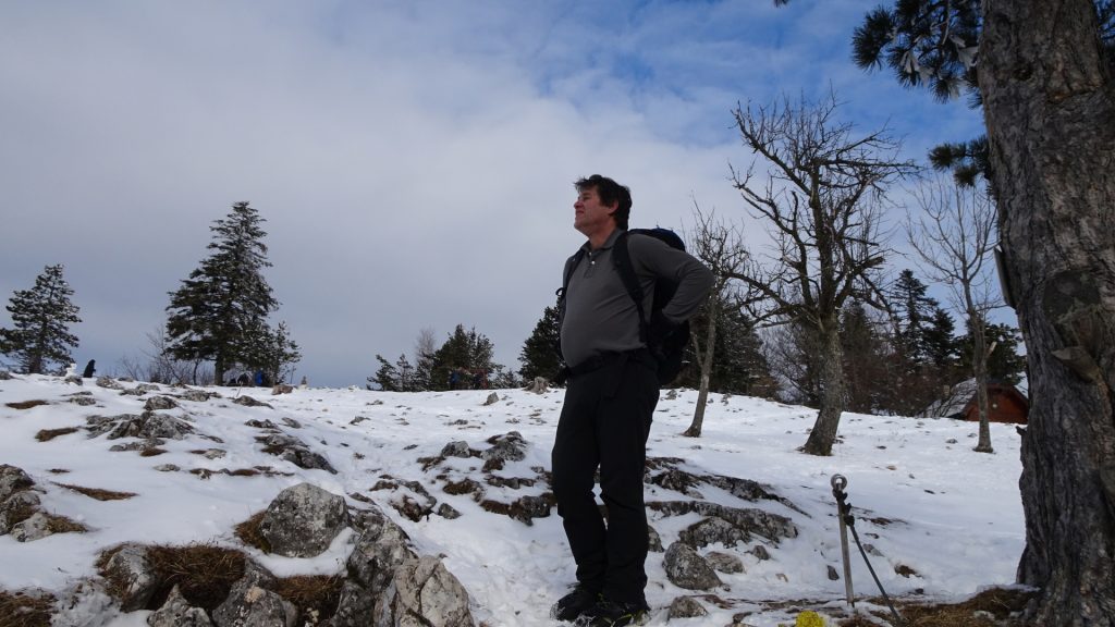 Robert enjoys the view at "Große Kanzel"