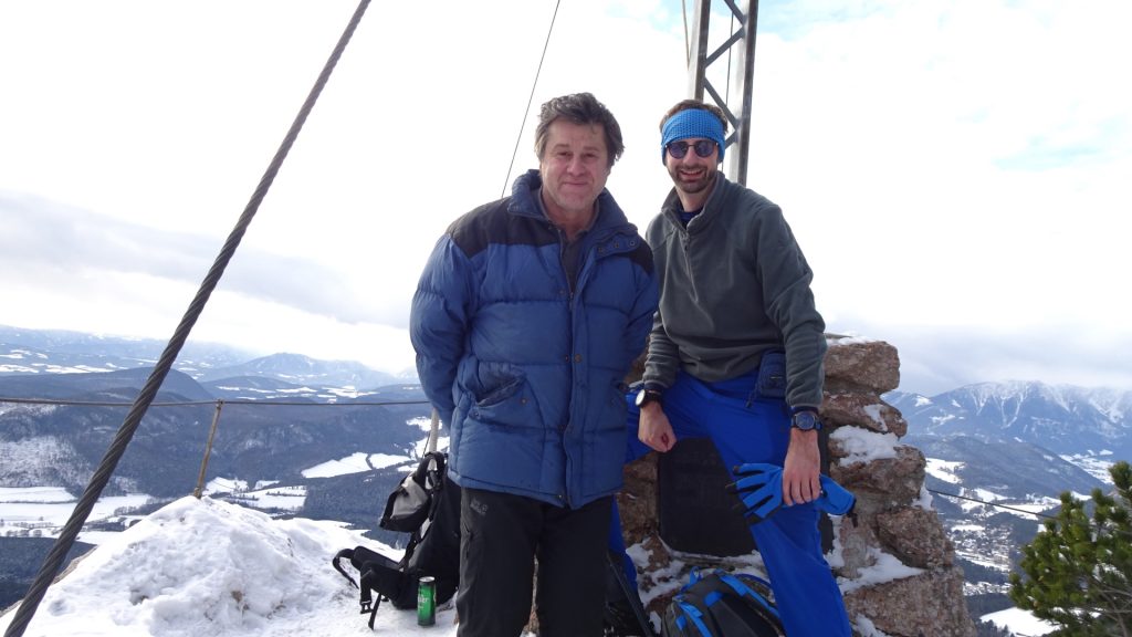 Robert and Stefan at the "Große Kanzel"