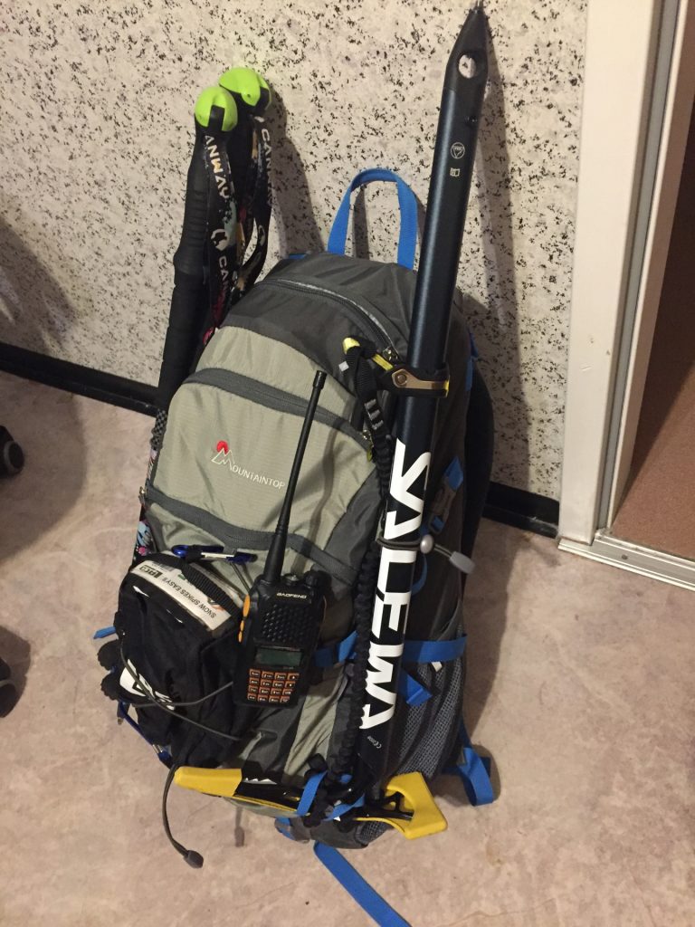 Winter tour equipment