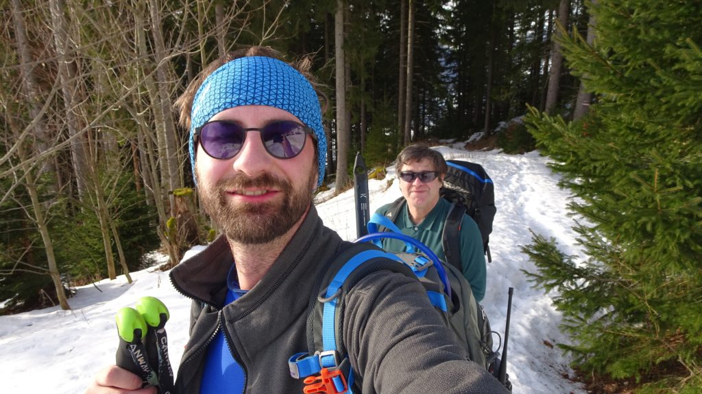 Stefan and Robert enjoying the hike